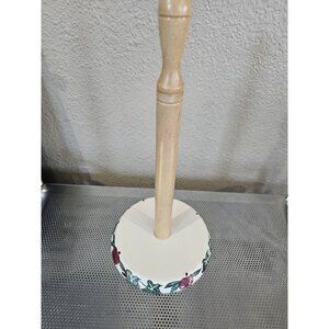 Crock Shop Santa Ana CA Paper Towel Holder Apples & Leaves